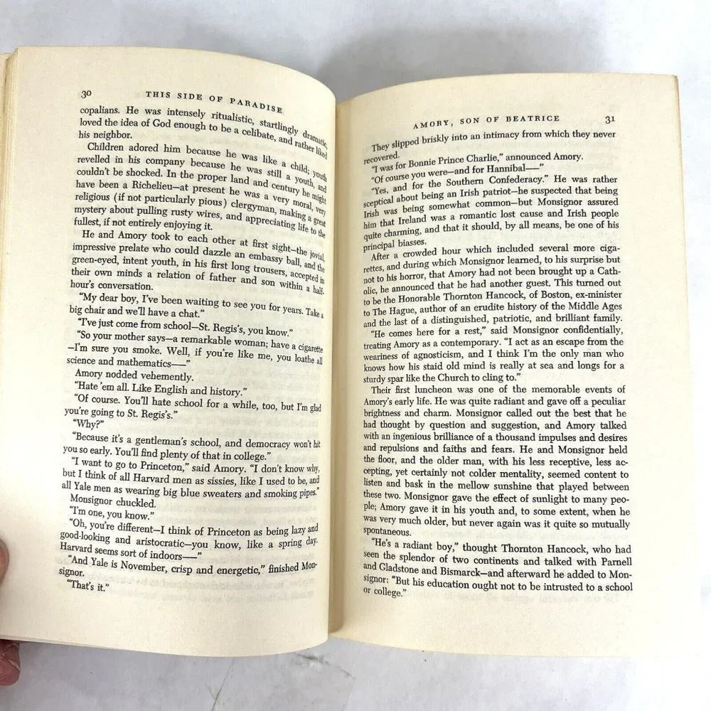 2 F Scott Fitzgerald Novels The Last Tycoon 1941 And This Side Of‎ Paradise 1920